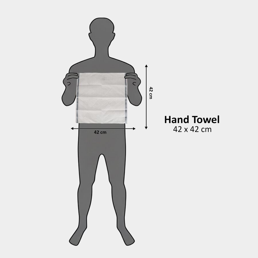 Men's Grey Checked Pack of 3 Handkerchief, गहरा ग्रे, large