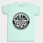 Boys Placement Print T-Shirt, Light Green, small image number null