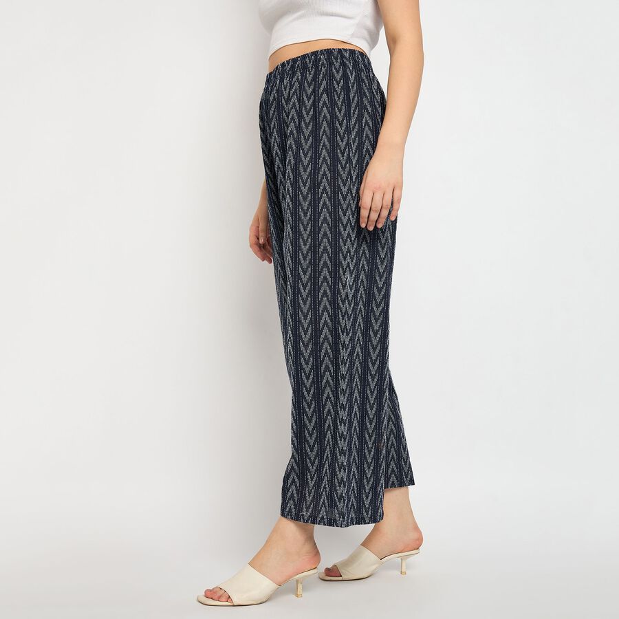 Ladies' Palazzos, गहरा नीला, large image number null