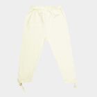 Girls Solid Pull Ups Capri, Yellow, small image number null
