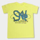 Boys' Half Sleeves T-Shirt , पीला, small image number null