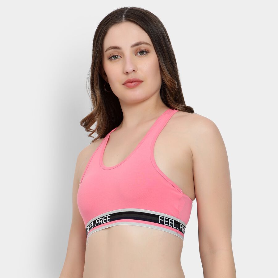 Ladies' Padded Bra, Pink, large