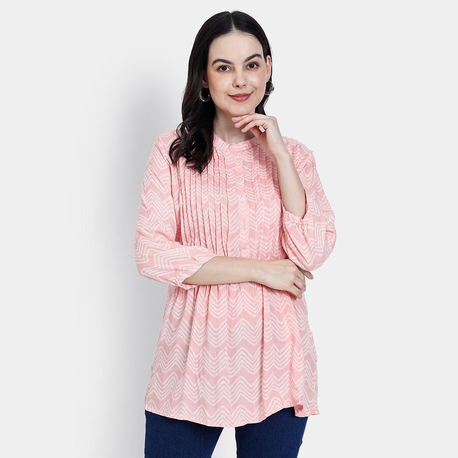 Ladies' Kurta, हल्का गुलाबी, large image number null