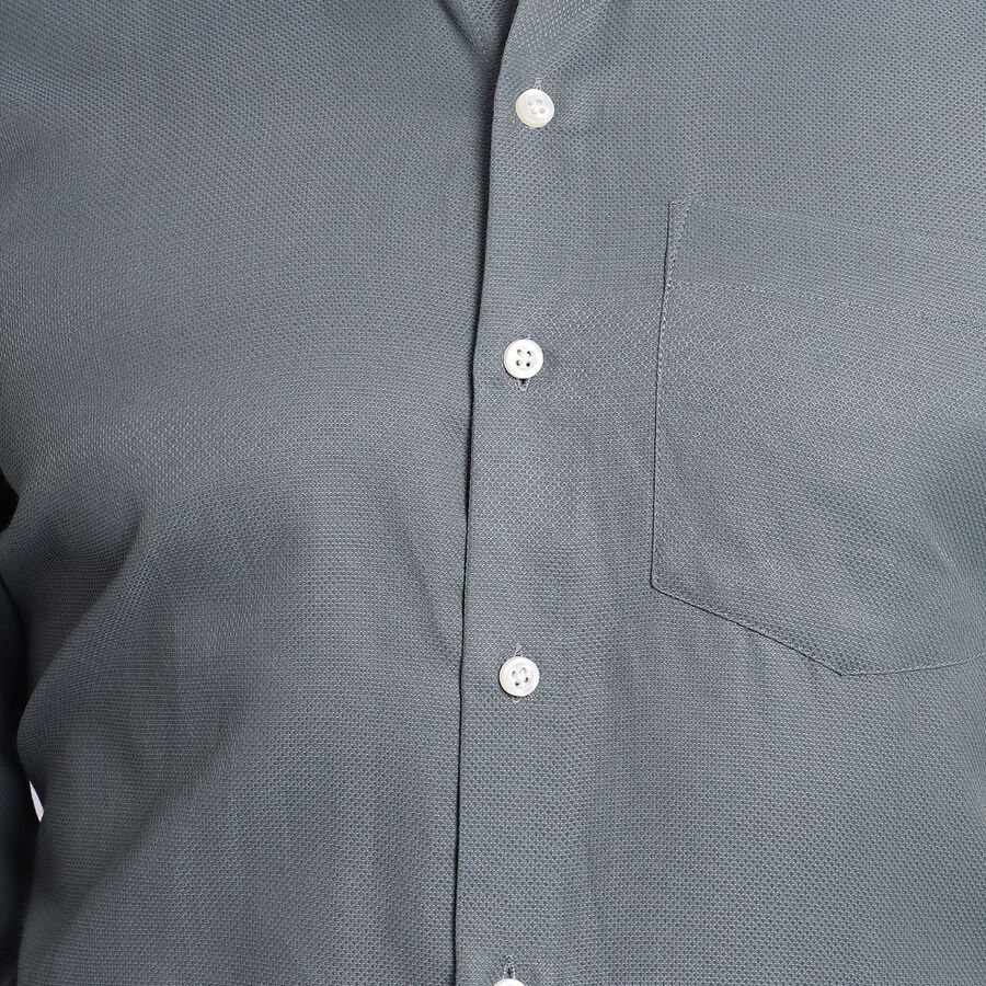 Men's Formal Shirt, Dark Green, large image number null