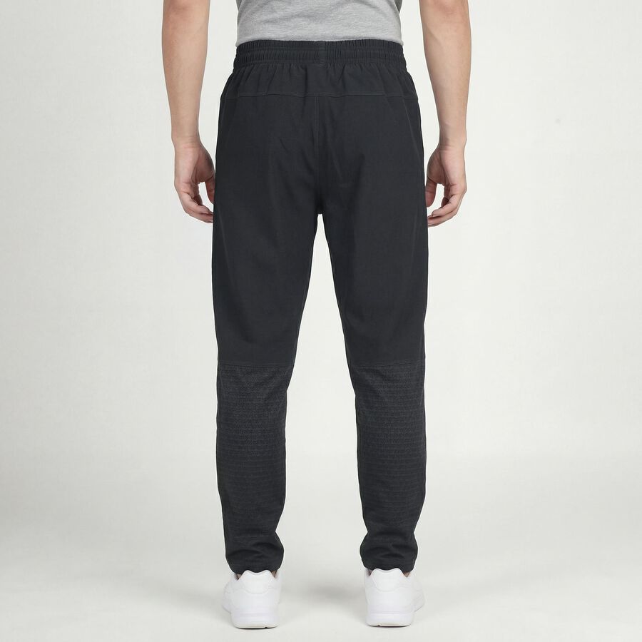 Men's Dark Grey Regular Fit Track Pants, Dark Grey, large