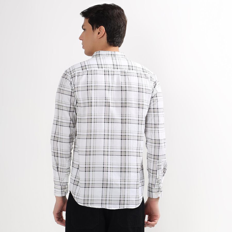 Men's Casual Shirt, White, large image number null