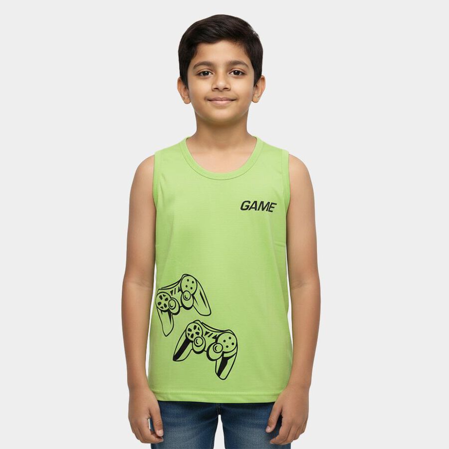 Boys' T-Shirt, Light Green, large