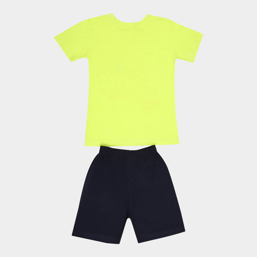 Boys Cotton Baba Suit, Light Green, large image number null