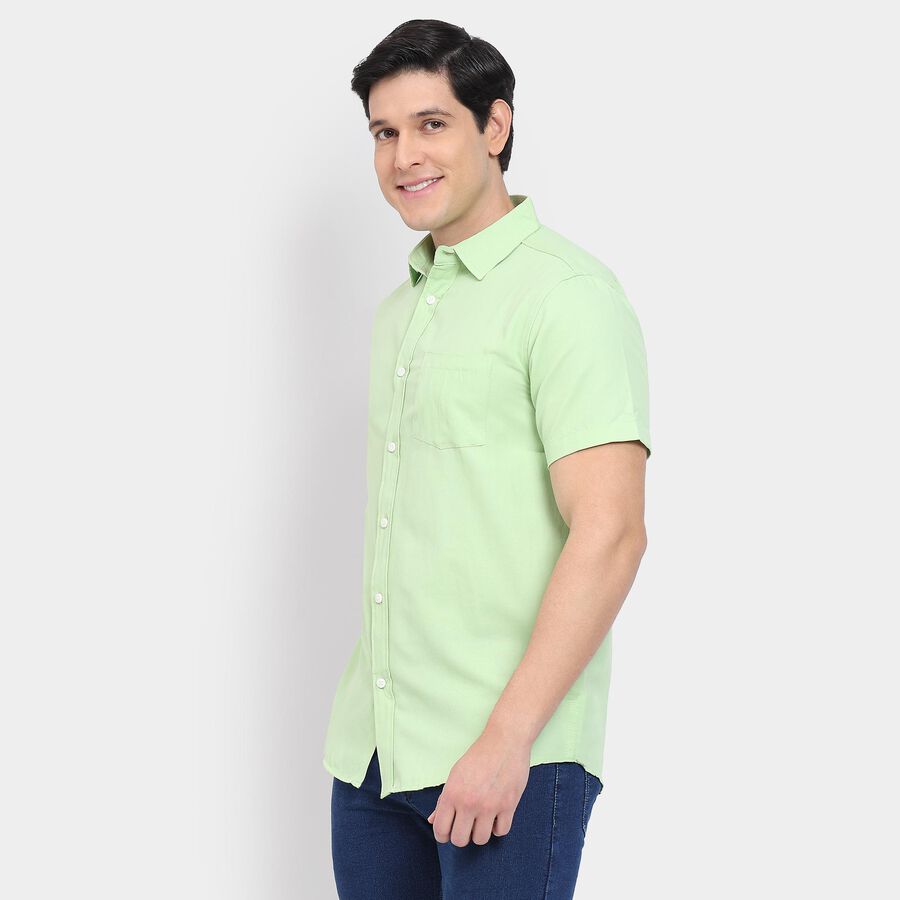 Men's Casual Shirt, Light Green, large image number null