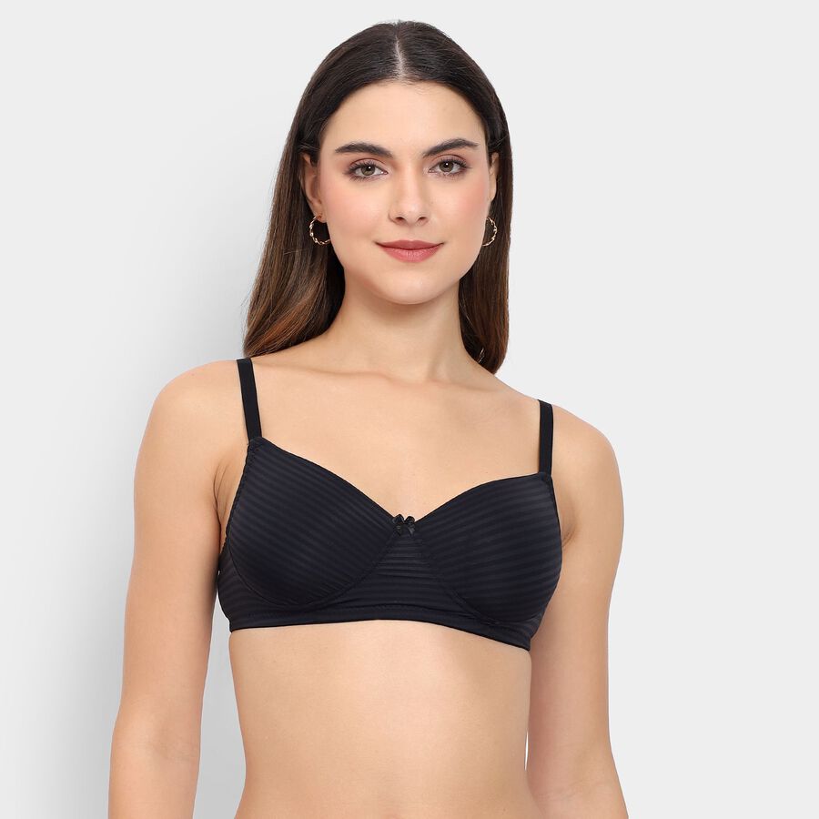 Ladies' Bra , काला, large image number null