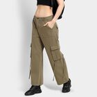 Ladies' 100% Cotton Jeans , ओलिव, small image number null