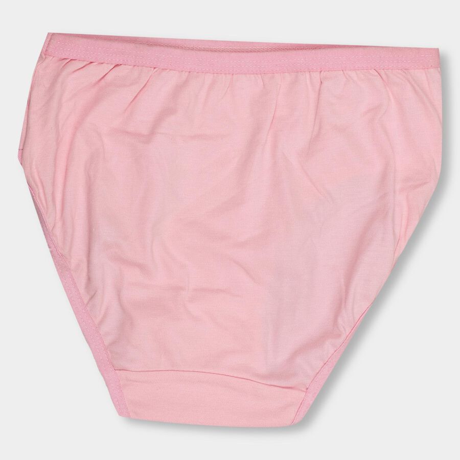Girls' 100% Cotton Panty, Pink, large image number null