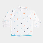 Infants Cotton Solid Casual Shirt, White, small image number null