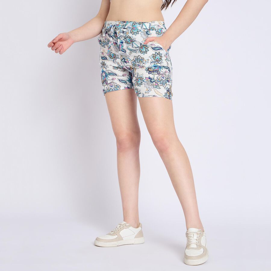 Ladies' Shorts , सफ़ेद, large image number null