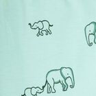 Infants Cotton Printed Night Suit, Light Green, small image number null