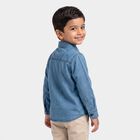 Boys Light Blue Casual Shirt, Light Blue, small