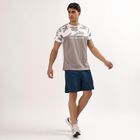 Men's Muted Blue Regular Fit Active Bermuda Shorts, Teal Blue, small image number null