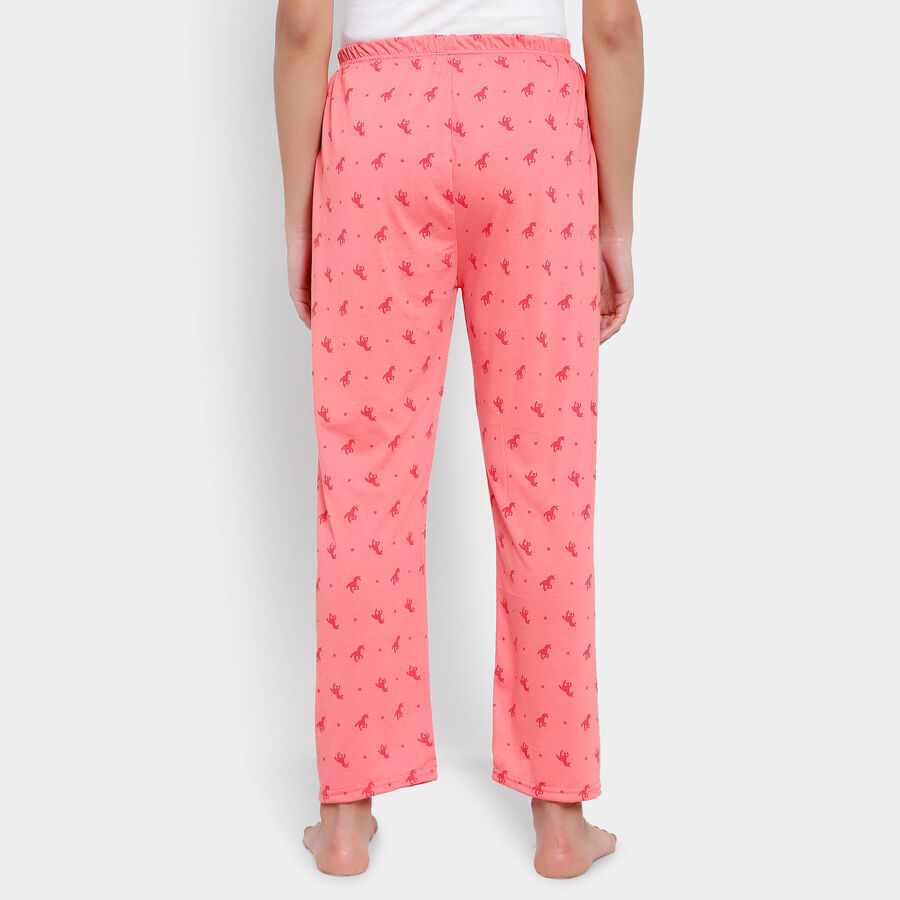 All Over Print Full Length Pyjama, गुलाबी, large image number null