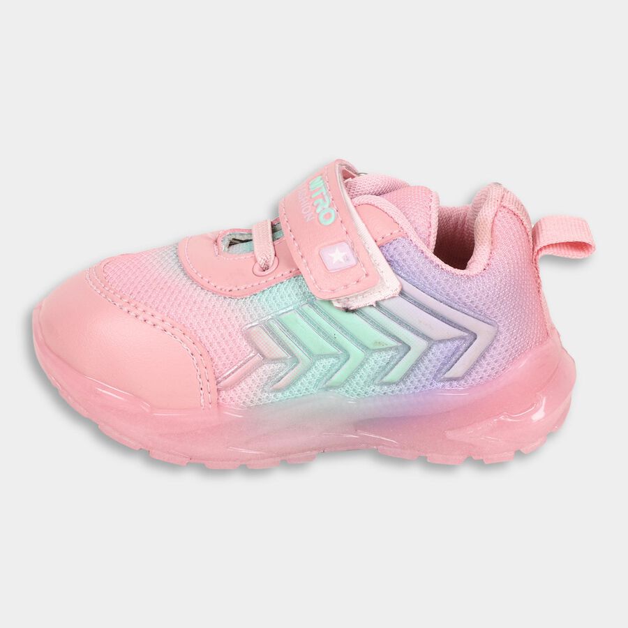 Girls' Slip-On Shoes, Pink, large image number null