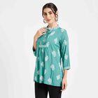 Printed Kurta, Light Green, small image number null