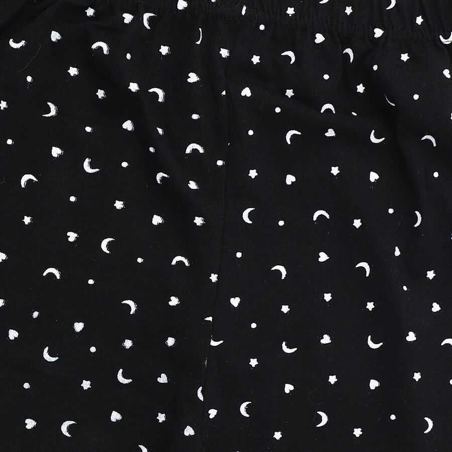 Girls' Pyjama, काला, large