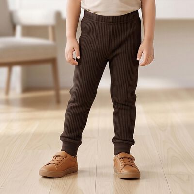 Boys' Brown Long Johns Thermal