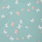 Girls' Light Green Cotton Round Neck Casual T-Shirt, हल्का हरा, small