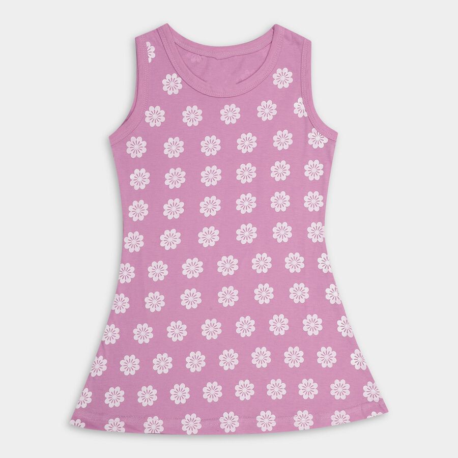 Girls' Frock, लाइलेक, large
