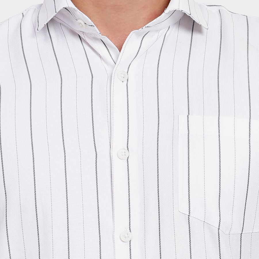 Men's Formal Shirt, Off White, large image number null