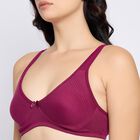 Ladies' Bra , Wine, small