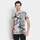 Men's 100% Cotton Round Neck Half Sleeves T-Shirt, गहरा ग्रे, small image number null
