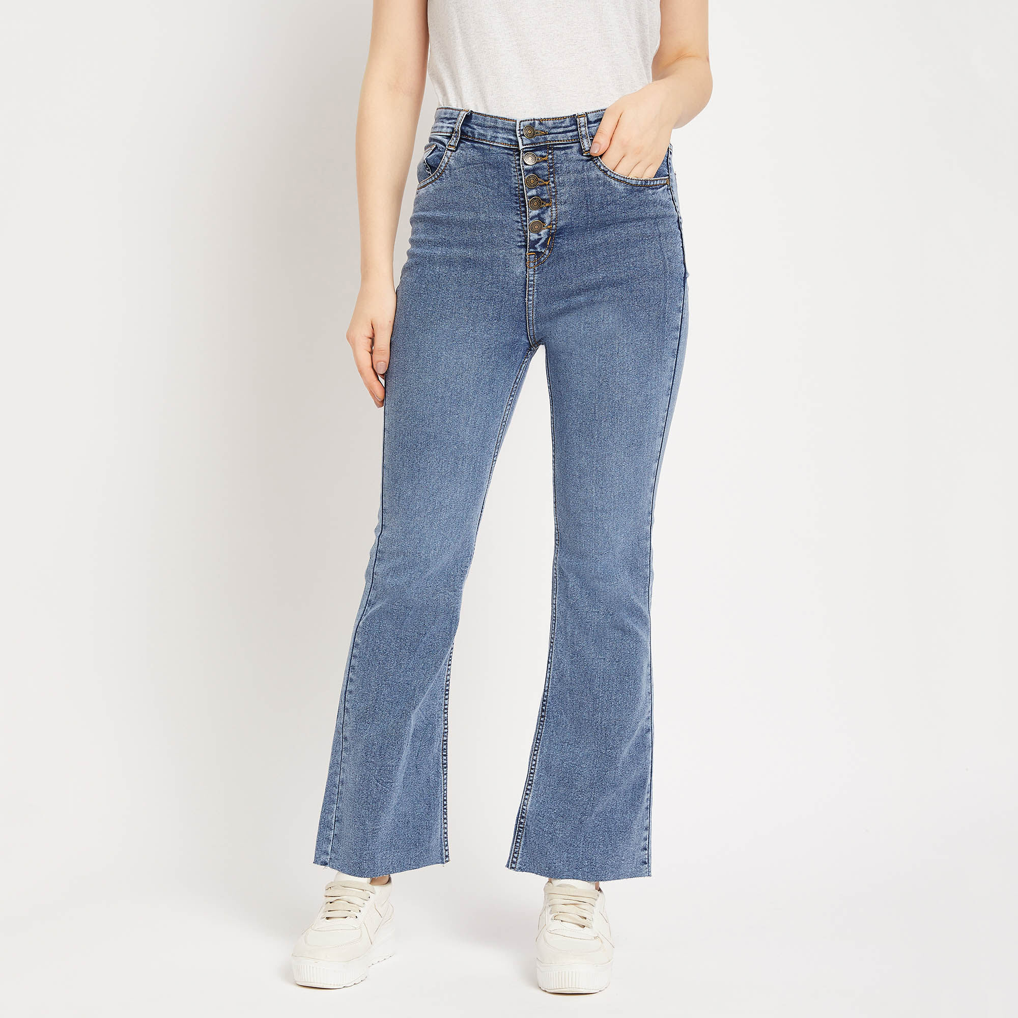 Wavelength Boot Cut High Rise Jeans Vishal Mega Mart India