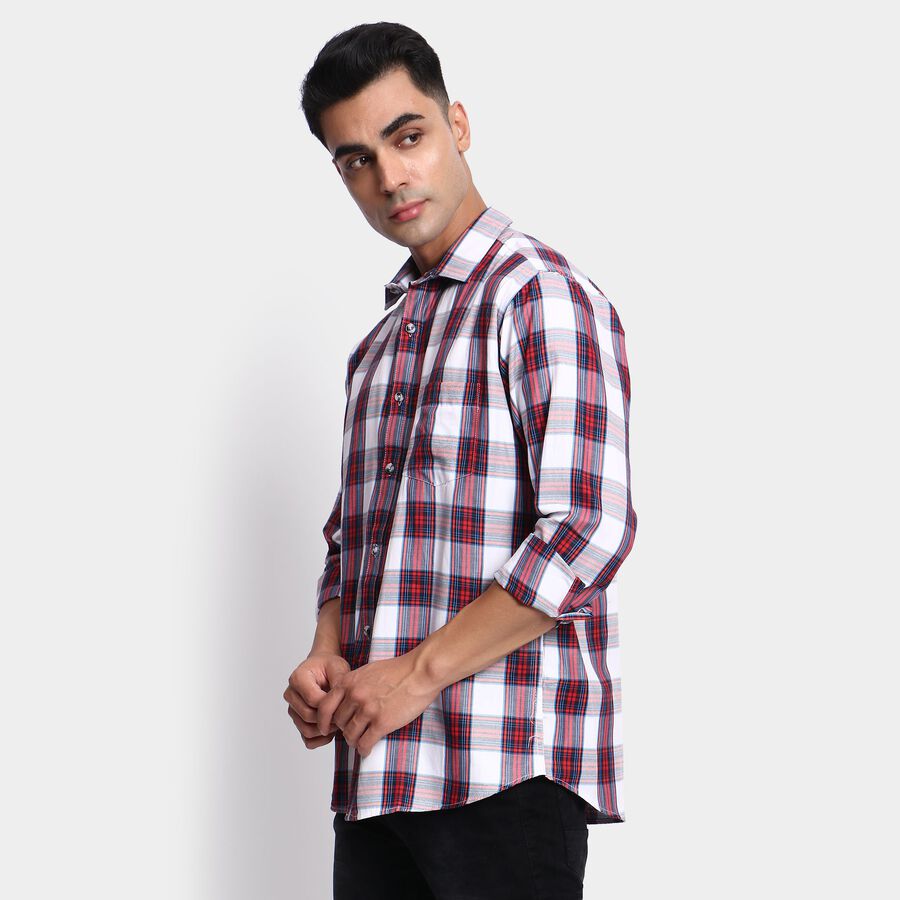 Men's Casual Shirt, लाल, large image number null