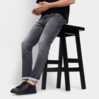 Men's Skinny Jeans , Black, small image number null