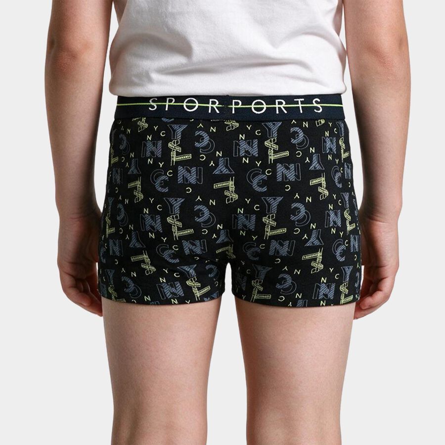 Boys Navy Blue Regular Fit Printed Briefs, नेवी ब्लू, large