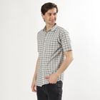 Men's Off-White Cotton Classic Casual Shirt, Off White, small image number null