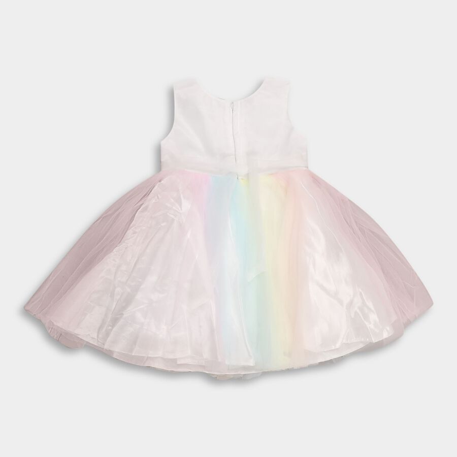 Girls' Frock, Off White, large image number null
