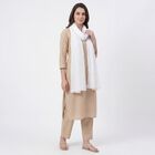 Ladies' Dupatta, White, small