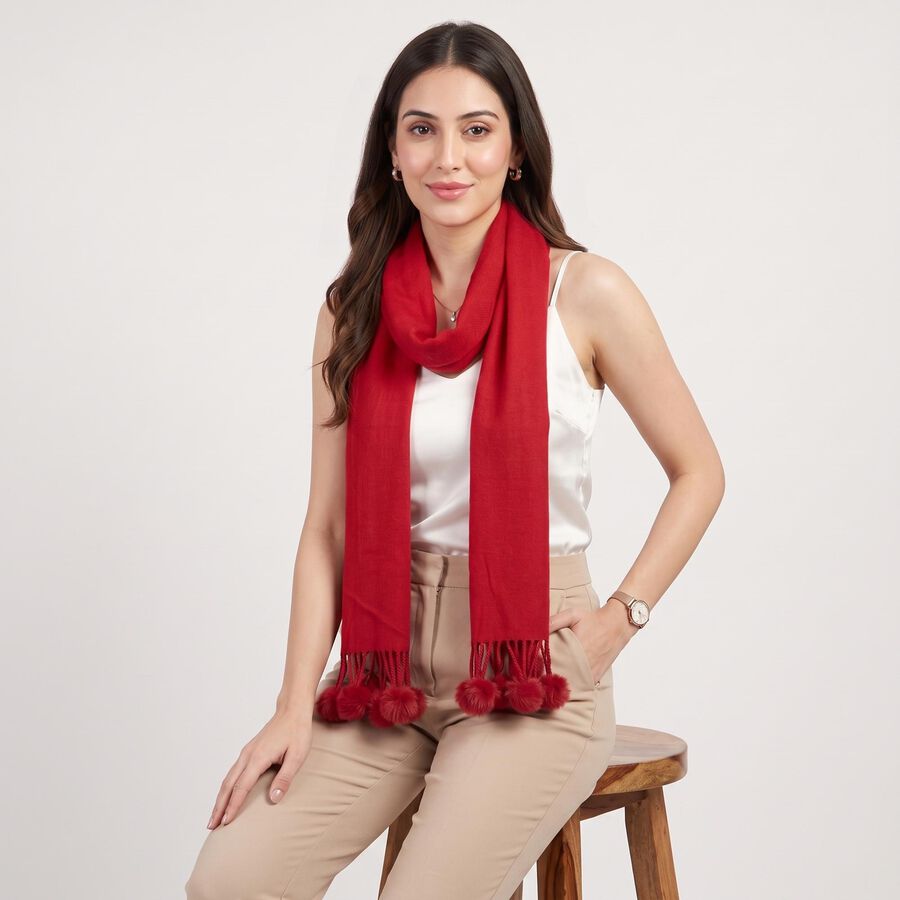 Stole Withe Brink Women's Assorted Solid Stole | Vishal Mega Mart India