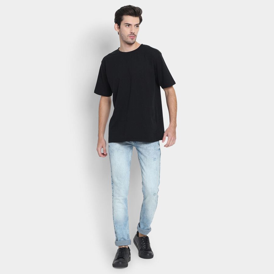 Men's Skinny Jeans , हल्का नीला, large image number null