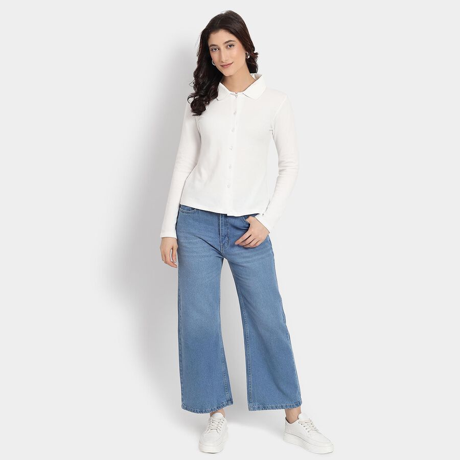 Ladies' Shirt, White, large