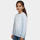 Girls' Sweatshirt, हल्का नीला, small image number null