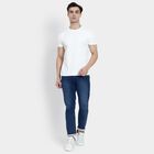 Men's Round Neck Half Sleeves T-Shirt , White, small image number null