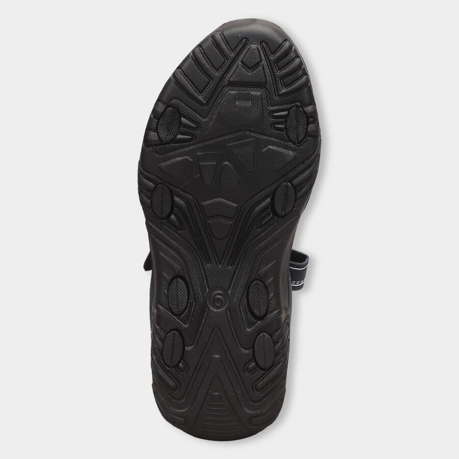 Men's Sandal With Velcro, Navy Blue, large image number null