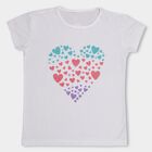 Girls' T-Shirt , सफ़ेद, small image number null