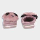 Kids Soft Lavender Pink Fur Slip-On Winter Slippers, बैंगनी, small image number null