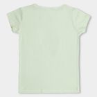 Girls' 100% Cotton T-Shirt , हल्का हरा, small image number null