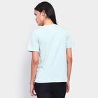 Ladies' 100% Cotton Round Neck T-Shirt , हल्का हरा, small image number null