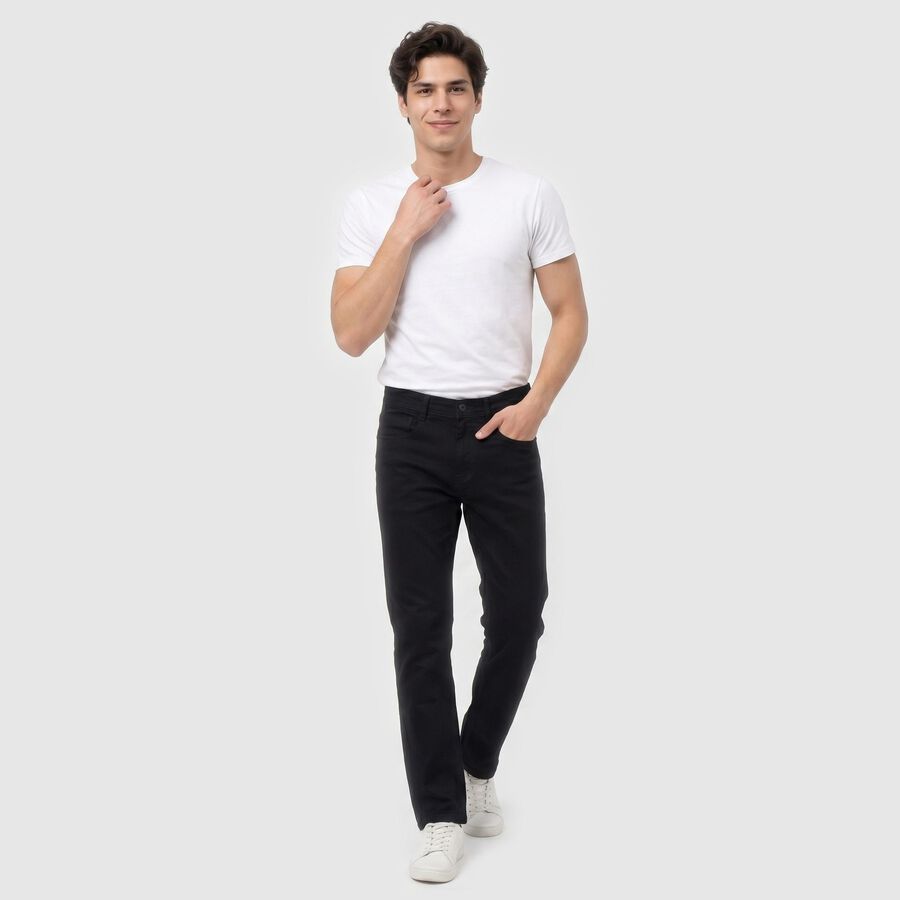 Men's Jeans, Black, large