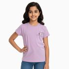 Girls' T-Shirt, लाइलेक, small image number null